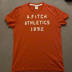 Orangish/Red Abercrombie and Fitch Muscle T-Shirt